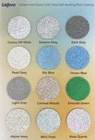 Peinture de sol en époxy à base de sable liquide effet marbre, personnalisable, prix de gros direct usine, revêtement de sol en époxy à sable coloré
