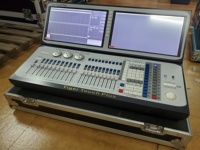 Flight case Packing Stage Light Dmx Console avec 2 écrans DMX Tiger Touch Plus Controller