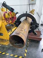 Machine de découpe et de chanfreinage de tuyaux montée OCE-275 OD, machine de chanfreinage de tuyaux à serrage externe légère, de 5 à 10 pouces