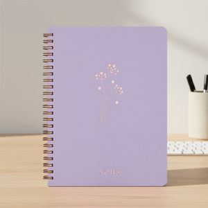 Agenda spirale personnalisé 2026 – Format A4/A5 – Reliure Wire-O épaisse – Design imprimé varié – Cuir, PVC, Tissu, PP – Idéal comme cadeau - Product Image 1