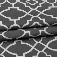Tissu tricoté imprimé en polyester/spandex 100D, motif géométrique abstrait, respirant, antistatique, extensible, housses de canapé et de chaise