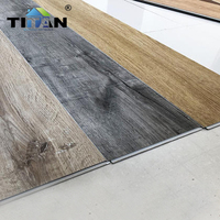 Plancher en vinyle de luxe à clipser SPC, planches de vinyle SPC à clipser, revêtement de sol SPC 5 mm imperméable à Guangzhou