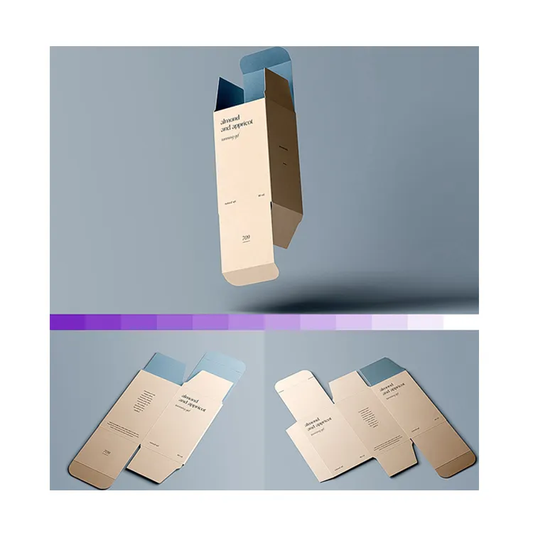 Materiale riciclabile scatola di cartone lunga pieghevole facile scatola di carta ondulata di grandi dimensioni durevole con linguetta di blocco