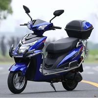 Moto électrique rapide 1500W 3000W avec coffre, frein à disque, 60 km/h, idéale pour la montagne et la livraison (pour adultes)