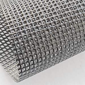 Material/9X9 bahan kain jala poliester berlapis PVC warna untuk pagar pengaman jala yang dapat ditarik untuk bayi dan hewan peliharaan - Product Image 2