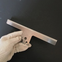 Lames de Perforation en acier inoxydable, pour machine d'emballage, dents