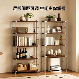 Étagère de rangement métallique réglable sur pied pour cuisine, organisateur de four à micro-ondes - Product Image 2