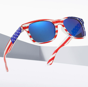 Us Flag Sunglasses Accessories USA Flag Classic Sunglasses for Women <b>Men</b> Teens - Product Image 2