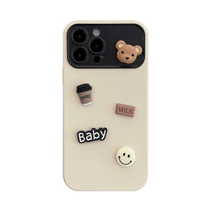 Coque de téléphone compatible avec design d'animal en 3D, petit ours, antichoc, mat, pour 15/14, protection intégrale, 11e génération - Product Image 5