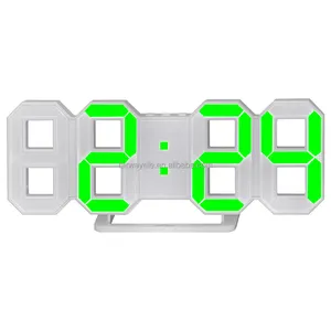 厂家批发热卖时钟3D数字壁桌闹钟LED日历闹钟框架带温度时钟