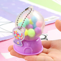 Jouet à presser compact Gashapon de couleur macaron Machine à ventiler douce et anti-stress Petit design rond et mignon pour pincer