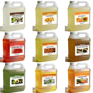 中国工場産オーガニックコールドプレスキャリアオイル（ホホバ、アボカド、ローズヒップ、アーモンド、アルガン、グレープシードオイル）スキンケア製品用バルク販売 - Product Image 1