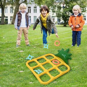 Inflatable Pineapple Ring Toss Game 81x55cm Outdoor Water Play Toy For Kids And Families - Product Image 1