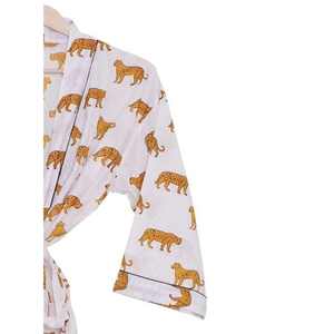 Kimono en coton indien imprimé animalier de qualité supérieure pour femmes, idéal pour les futures mamans, vêtements de nuit d'été, tenue de plage et chemise de nuit, cadeau pour elle - Product Image 2