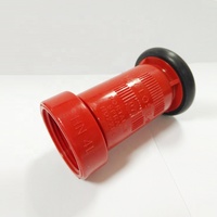 5 tahun garansi 1 1/2 ''& 2 1/2'' Inch plastik Nozzle pistol air api hutan selang api konektor Chrome merah
