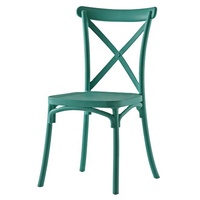 Chaises de salle à manger en plastique bon marché Meubles de cuisine Conteneurs de fauteuil en forme d'oreille de chat Chaise de meubles de jardin Mobilier d'extérieur