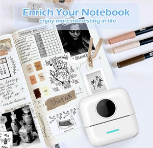 X5 giá rẻ nhất <span class=keywords><strong>Mini</strong></span> Máy in màu Xanh răng QR Sticker di động thông minh cầm tay in ấn cầm tay Nhãn dán nhãn Máy in nhiệt - Product Image 5