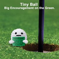 Tricot en peluche cadeaux de Golf drôle balle de Golf positive Crochet Gag soutien émotionnel présent décorations d'anniversaire de noël cadeau