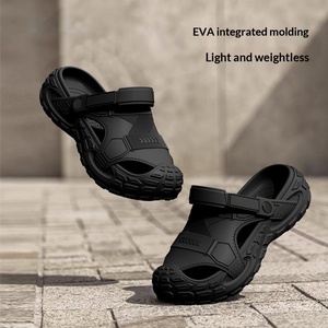 Sandales d'été décontractées pour hommes, à bout fermé, imperméables, antidérapantes, résistantes à l'usure, respirantes, pour la plage, sport, en fourrure et <span class=keywords><strong>maille</strong></span> - Product Image 4