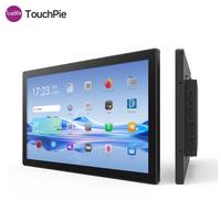 Moniteur industriel tout-en-un tactile capacitif 27 pouces USB RS232, large plage de tension DC12-24V pour atelier