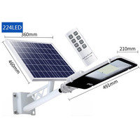 Compétitif 12 mètres extérieur IP65 alliage d'aluminium LED solaire feu de circulation capteur de mouvement éclairage de rue et de jardin pour les routes
