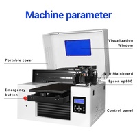 Mesin Printer UV Flatbed Refinecolor Mudah Dioperasikan, Ukuran A3, untuk Pencetakan Inkjet UV DTF pada Kanvas, Casing Ponsel, dan Cover iPad