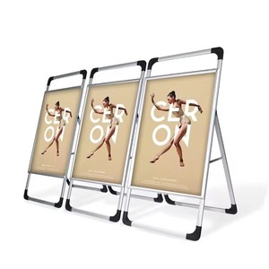 Panneau <span class=keywords><strong>d</strong></span>'affichage portable de bonne qualité Un panneau de <span class=keywords><strong>trottoir</strong></span> Un support de panneau de menu de cadre pour l'affichage publicitaire - Product Image 4