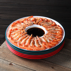 Plato redondo de melamina Xiangyuan de 9.8 pulgadas en color sólido para uso en restaurantes y fiestas. - Product Image 1