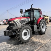 Traktor DIAO 2104 210HP 4WD Traktor Roda Pertanian dengan Sistem Hidrolik Penuh untuk Pertanian