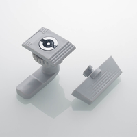 Loquets à came Haitan MS705-3 robustes en plastique ABS pour armoire de classement, serrure de panneau en alliage de zinc, porte en verre, boîte de distribution métallique