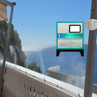 Système de brumisation humidifiante pour piscine privée, pompe haute pression, machine à brumiser en acier inoxydable 304 avec support technique
