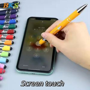 ปากกาโลหะสลักเลเซอร์โลโก้ตามสั่ง สำหรับหน้าจอสัมผัส ของขวัญราคาถูก ขายส่งเพื่อการส่งเสริมการขาย - Product Image 3
