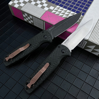 Couteau de poche pliant à manche en fibre de carbone BM 4300, couteau de survie EDC de haute qualité, lame en acier D2, couteau de chasse et de camping en plein air