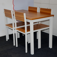 Dessus de table en bois moderne ensemble de table à manger meubles de salle à manger maison classique 4 places bureau personnalisé