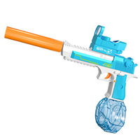 Pistolet à eau électrique transfrontalier Desert Eagle en plastique, jouet pour enfants, pistolet à eau d'été à grande capacité avec système de tir manuel intégré