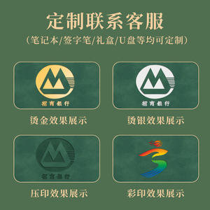 Chinese Style Business Notebook Set PU Leather Embossed Personalized Corporate Gift For Office Meeting Chinese <b>New</b> Year - Product Image 5