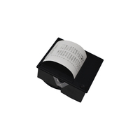 Impresora Térmica de Recibos y Códigos de Barras de 58 mm con USB+RS232, Máquina de Impresión Integrada en Blanco y Negro