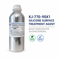 Agent de traitement acrylique à séchage rapide KEJIA KJ-770-90X1, apprêt liquide transparent améliorant la polarité des surfaces en silicone, 1000 ml