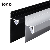 Toco – accessoires en aluminium, profil multicolore pour plancher, plinthe lumineuse à led, garniture de carrelage à Led