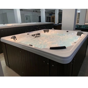 Al aire libre frestading caliente jacuzzi bañera gran <span class=keywords><strong>SPA</strong></span> con Jets bañera controlado por computadora masaje bañeras 7 persona - Product Image 3