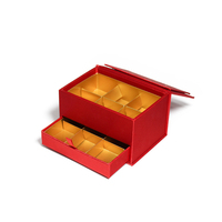 Boîtes cadeaux à tiroirs de luxe personnalisées carton ondulé double couche de 2mm pour les aliments pour bébés bonbons sucrés chocolat diviseurs d'emballage