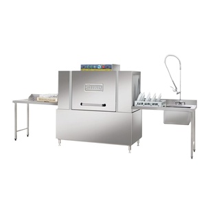 XY лучшая Коммерческая конвейерная посудомоечная машина с предварительной очисткой и выходным столом - Product Image 1