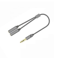 3.5mm Audio Splitter Y Jack 1 Mâle à 2 Femelle M/F Stéréo Écouteur Connecteur Adaptateur Microphone Casque Câble D'extension
