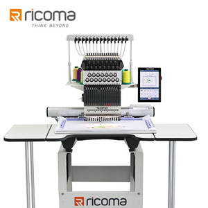 Máquina de bordar <span class=keywords><strong>industrial</strong></span> de una sola cabeza <span class=keywords><strong>Ricoma</strong></span> SMP con prensatelas independiente y rotación de tapa de 270 grados - Product Image 1