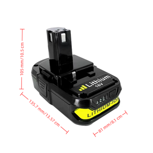 แบตเตอรี่ลิเธียม-ไอออน Victpower รุ่น 1 สำหรับเครื่องมือไฟฟ้า พร้อมตัวแสดงระดับการชาร์จ และเครื่องชาร์จเร็ว 3A/6A - Product Image 4