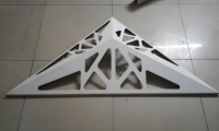Panneau de mur-rideau en aluminium perforé, motif de trous personnalisé, revêtement de façade métallique pour écran décoratif extérieur de bâtiment