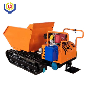 Chargeur de jardin de 1000 kg, <span class=keywords><strong>brouette</strong></span> motorisée, mini chargeur sur chenilles, moteur principal, pompe, boîte de vitesses, hydraulique, auto-déchargement - Product Image 1