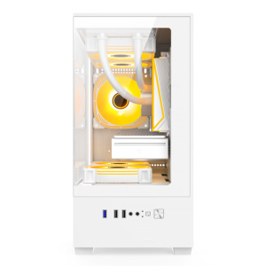 Caja de computadora para juegos de sala con vista al mar con RGB ATX/Micro-ATX Computadora Unidad de procesamiento central de aleación de aluminio Gabinete Caja de computadora - Product Image 4