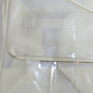 Sac à fermeture éclair en PE/PP écologique 15X19.5X10'' Transparent Anti-poussière Plastique Utilisation domestique Multi-usages Caractéristiques Matériaux recyclés - Product Image 6