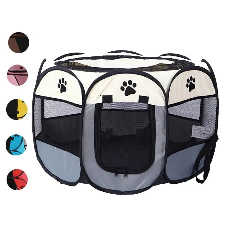 600D Oxford Intérieur Portable Parc Pour Animaux De Compagnie Cage Chaton Chiot Chat Salle D'accouchement Chambre D'isolation Whelp Box Pour Chiens